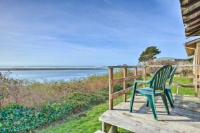 Smith River Vintage Cabin Oceanfront Deck and Views